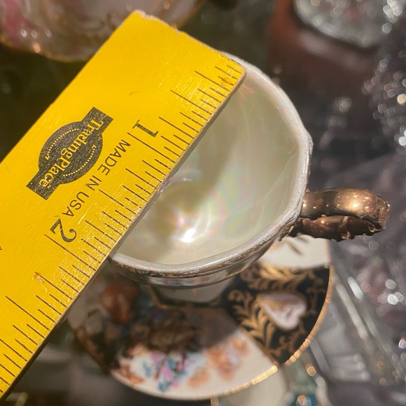 Egg Cup on Pedestal with Saucer, Lenwile Ardalt Japan, china-ware, Vintage - Picture 6 of 11